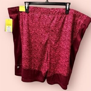All In Motion Men's Sz 2xl Red Basketball Court Shorts
